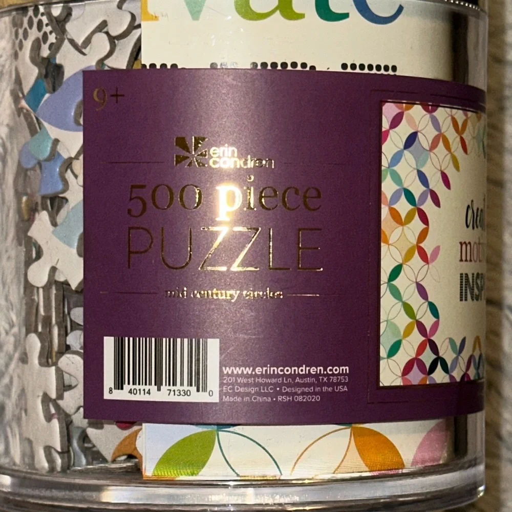 Erin Condren Create Motivate Inspire Bath Soak with‎ Gold Lid